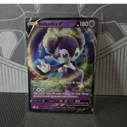 Pokemon TCG Indeedee V Ultra Rare Holo 039/072 Shining Fates 180 HP English - Image 1