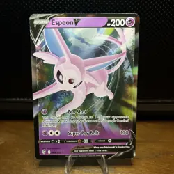 Espeon V 64/203 Full Art Holo - SwSh07 - Evolving Skies - NM - Pokemon TCG - Image 1