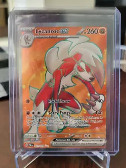 Lycanroc ex 241/193 Ultra Rare Paldea Evolved Pokemon TCG - Image 1