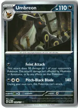 Umbreon 059/131 Holo Rare Prismatic Evolutions Pokemon Reverse Holo LP - Image 1
