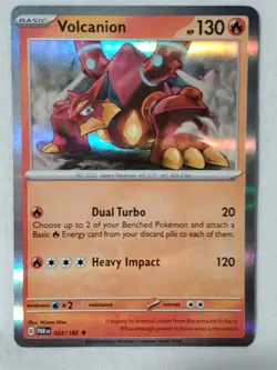 Volcanion #22/182 Paradox Rift 2023 Rare Holo Pokemon TCG - Image 1