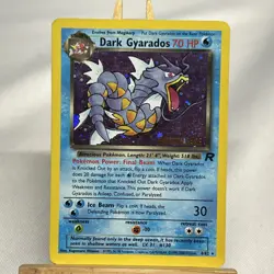 Carte Pokemon Wizard Set Rocket Dark Gyarados Stamp Prerelease / Etat Good ENG - Image 1