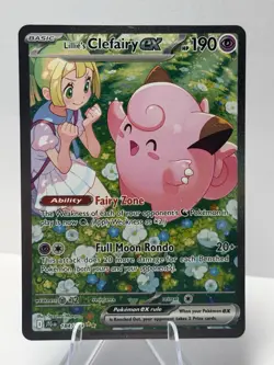 Lillie's Clefairy ex 184/159 Sv09 Journey Together Full Art Holo English HP 190 - Image 1