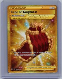 CAPE OF TOUGHNESS 200/185 SEC VIVID VOLTAGE POKEMON HOLO NM/M - Image 1