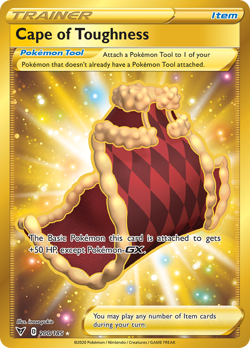 CAPE OF TOUGHNESS 200/185 SEC VIVID VOLTAGE POKEMON HOLO NM/M - Image 3