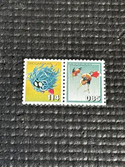 Dodrio 085 Tangela 114 Pokemon Shogakukan Stamps 2000 - Image 1