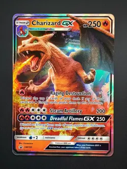 Charizard GX SM195 Pokemon Sun & Moon Promo Holo Near Mint (NM) - Image 1