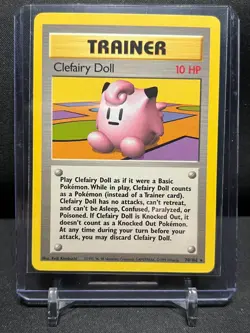 Clefairy Doll 70/102 Rare Pokemon 1999 Unlimited Base Set LP - Image 1