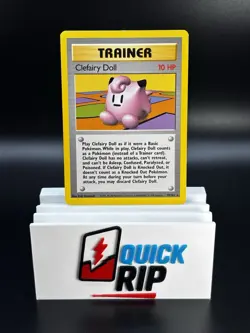 Pokemon TCG Clefairy Doll 70/102 Base Set Trainer LP $1 Shipping! - Image 1