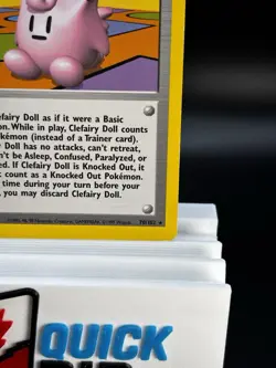 Pokemon TCG Clefairy Doll 70/102 Base Set Trainer LP $1 Shipping! - Image 4