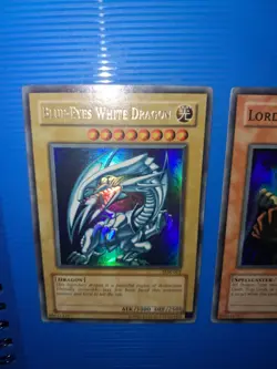 ​Yu-Gi-Oh SDK-001 Blue-Eyes White Dragon Holo + 8 Retro Kaiba Bonus Cards Lot - Image 2