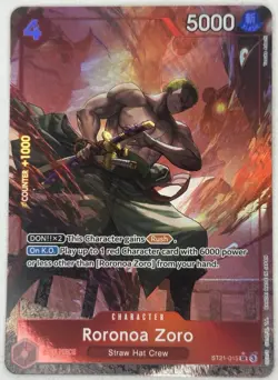 Roronoa Zoro (Parallel) ST21-015 Starter Deck EX: Gear 5 Foil English - Image 1