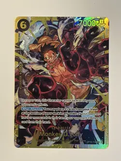 • Monkey.D.Luffy • OP10-118 Secret Rare Royal Blood Holo Foil One Piece NM - Image 1