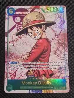 Monkey.D.Luffy(118) (Parallel) -OP13-118 (SEC) -Carrying on His Will - Image 2