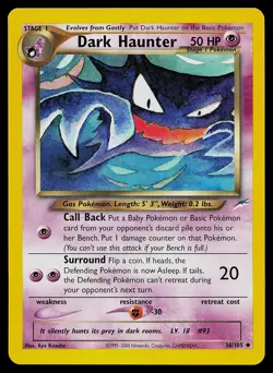 Pokemon Card - Dark Haunter Neo Destiny 36/105 Uncommon - Image 1