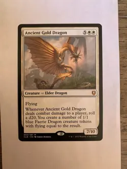 Ancient Gold Dragon Commander Legends: Battle for Baldur's Gate - Image 1