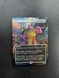Swords to Plowshares (Borderless) (Magazine Insert) Media Promos Foil - Image 1