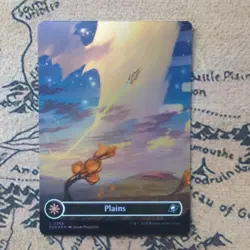Plains 0262 Foil Borderless Edge of Eternities EOE MTG NM - Image 1