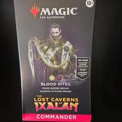 The Lost Caverns of Ixalan Commander Deck - Blood Rites MTG Brand New Sealed 195166230245 - Image 1