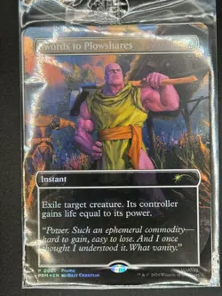 Swords to Plowshares (Borderless) (Magazine Insert) Media Promos Foil - Image 1