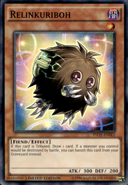 Relinkuriboh - INOV-ENSE2 - Super Rare - Limited Edition YuGiOh TCG Card - Image 1