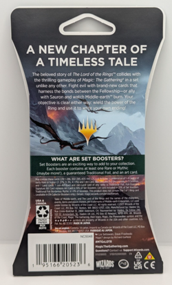 Lord of The Rings Tales of Middle-Earth MTG Set Booster Pack Sleeve Sealed - Image 2