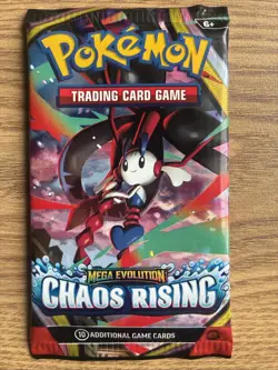 4 Brand New Sealed Pokemon Mega Evolution Chaos Rising Packs - Image 5