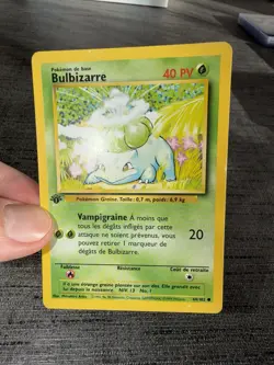 Carte Pokemon Bulbizarre 44/102 Edition 1 Set De Base Wizards Francais OCCASION - Image 3