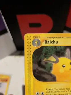 Pokemon Card Skyridge Raichu 27/144 E-Series Pokemon Regular Non Holo Rare Eng - Image 4