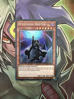 RA01-EN014 Dimension Shifter Platinum Secret Rare 1st Edition NM Yugioh Card - Image 1