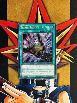 RA01-EN063 Triple Tactics Talent Secret Rare 1st Edition NM Yugioh - Image 1