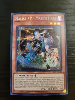 Yugioh Maliss P March Hare ALIN-EN023 Secret Rare 1st Ed NM - Image 1
