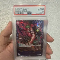 ONE PIECE Card Zoro ST21-015 Flagship Battle 2025 Top 8 Prize Japanese PSA 10 - Image 1