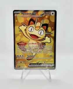 Pokemon Meowth EX 107/088 PR Basic Cat Regular EX English TCG Card 2015 - Image 1