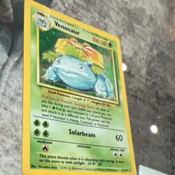 Pokemon TCG Venusaur Base Set 15/102 Holo Rare 100 HP 1999 Wizards Card - Image 3