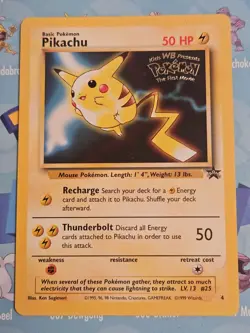 Pokemon TCG The First Movie Black Star Promo Cards Full Set of 4 - Image 2