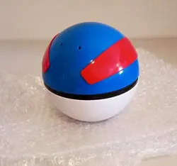 Pokemon Pokeball Card Hold Storage Container w/ Cards and Sleeves - Image 1
