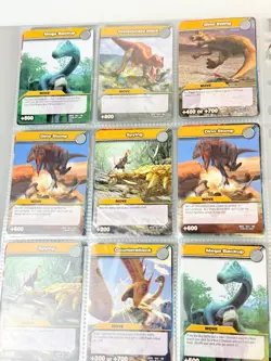 DINOSAUR KING TRADING CARD LOT - UPPER DECK - 250+ CARDS (MULTIPLES) - Image 1