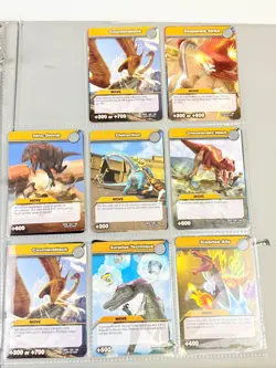 DINOSAUR KING TRADING CARD LOT - UPPER DECK - 250+ CARDS (MULTIPLES) - Image 2