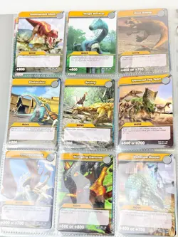 DINOSAUR KING TRADING CARD LOT - UPPER DECK - 250+ CARDS (MULTIPLES) - Image 3