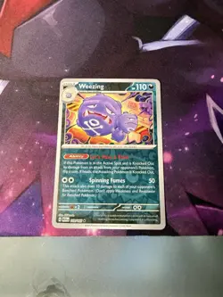 Pokemon TCG Weezing Scarlet & Violet 151 Reverse Holo Holo Rare Card 110/165 - Image 1