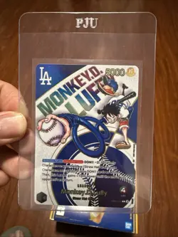 Monkey.D.Luffy, EB02-010, L, Dodgers x One Piece, foil promo card, (only 1 card) - Image 1