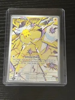 Pokemon TCG Joltik Card 150/142 Stellar Crown Illustration Rare NM Condition NM - Image 1