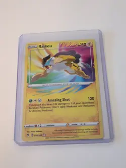 Raikou Vivid Voltage 050/185 Holo Amazing Rare Pokemon Card NM - Image 5