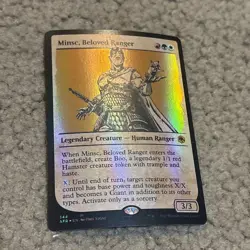 MTG FOIL Minsc, Beloved Ranger Adventures Forgotten Realms Showcase AFR 344 NM 1 - Image 1