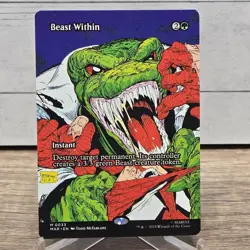 Beast Within 033 (Borderless) Marvel Universe Eternal-Legal Regular Spider-Man - Image 1