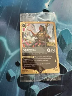 Lorcana Prerelease Exclusive Wilds Unknown Stamped Promo - Pocahontas - Image 1