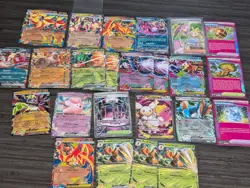 23 Pokemon Card Lot V/GX/EX/MEGA/BREAK/FULL ART Starmie - Image 1