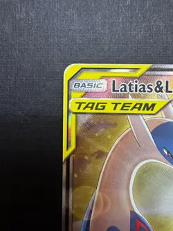 Pokemon Latias & Latios GX TAG TEAM Alternate Full Art Ultra Rare Holo 170/181 - Image 3
