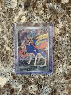 Zacian 100/094 - Pokemon ME02: Phantasmal Flames Holo Illustration Rare NM - Image 1